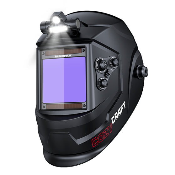 Auto Darkening True Color Welding Helmet Black CozyCraft X200
