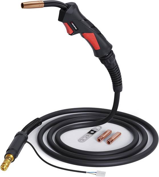 ARCCAPTAIN for Lincoln Magnum 100L MIG Welding Gun Torch Stringer 100Amp 10ft(3m) Replacement K530-5 k530 MIG Gun and Cable SP-100 100I 100T 125 Plus 130T 135 Plus