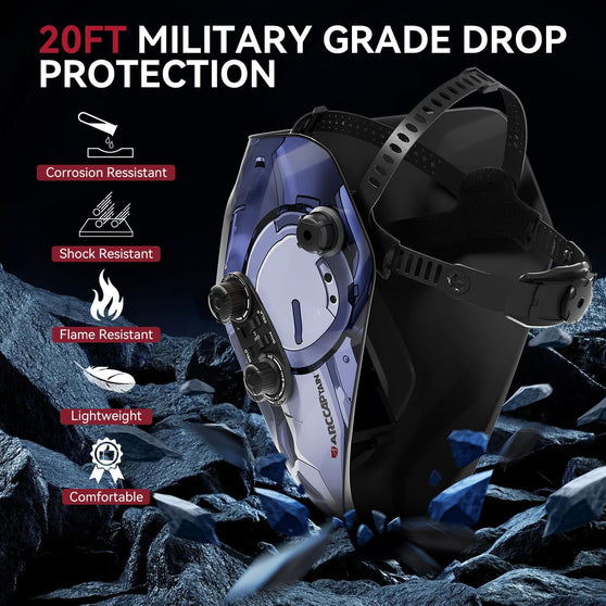 ARCCAPTAIN Large View Auto-Darkening Galaxysoldier Design Welding Helmet