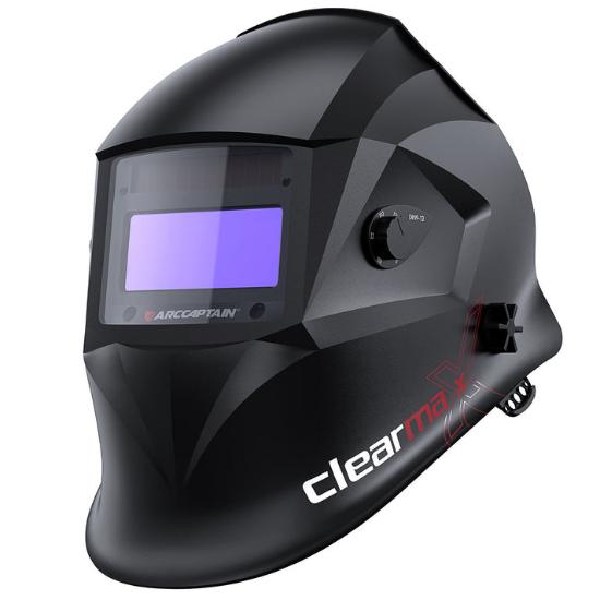 Arccaptain Black Digital Auto-Darkening Welding Helmet with Sensitivity Control