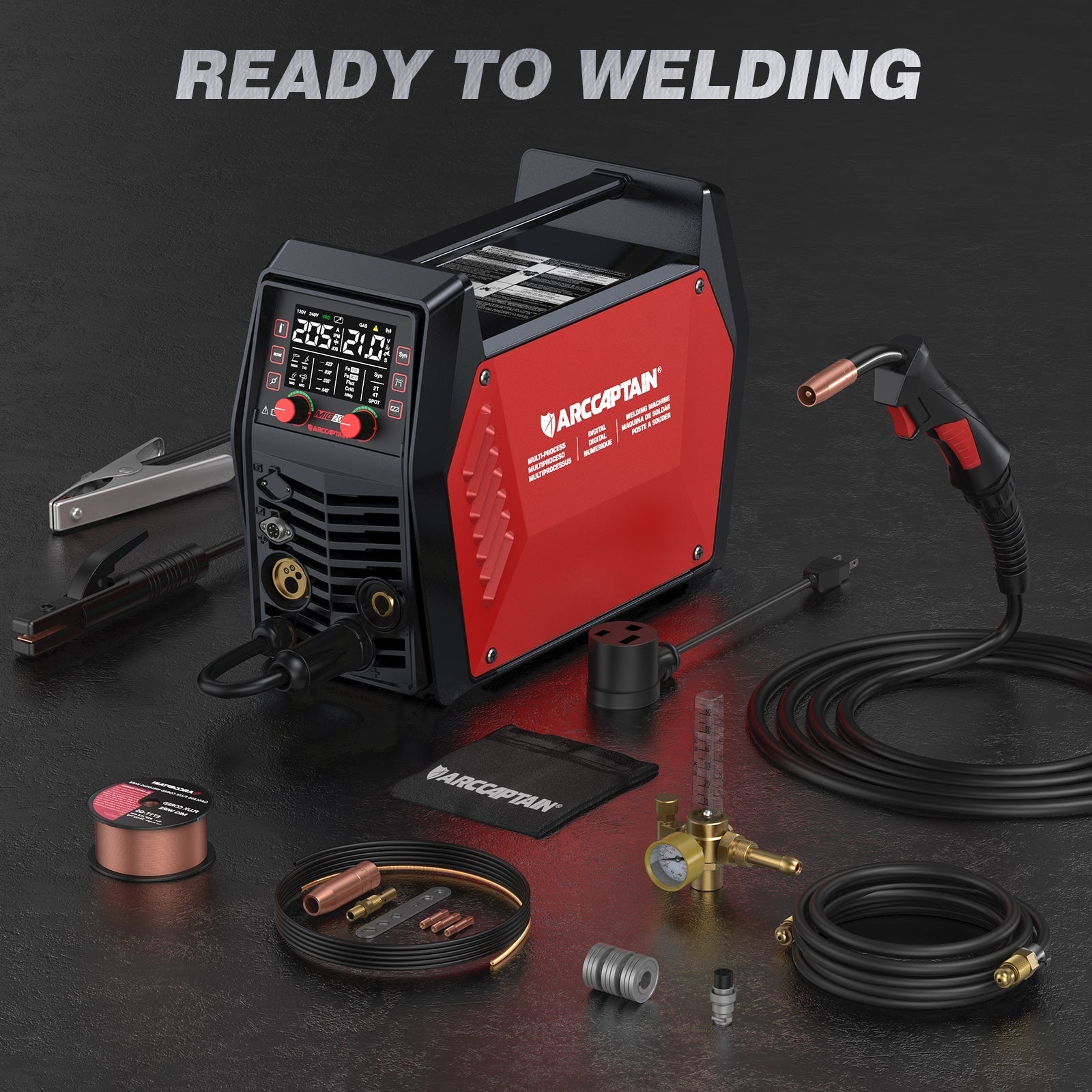 Arccaptain MIG205 Pro | Ultimate MIG Guide with the Best Multi-Process MIG Welder