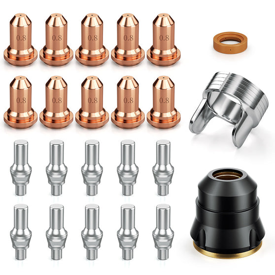 IPT60 Plasma Cutter Torch Consumables for CUT55MP CUT55 Non HF