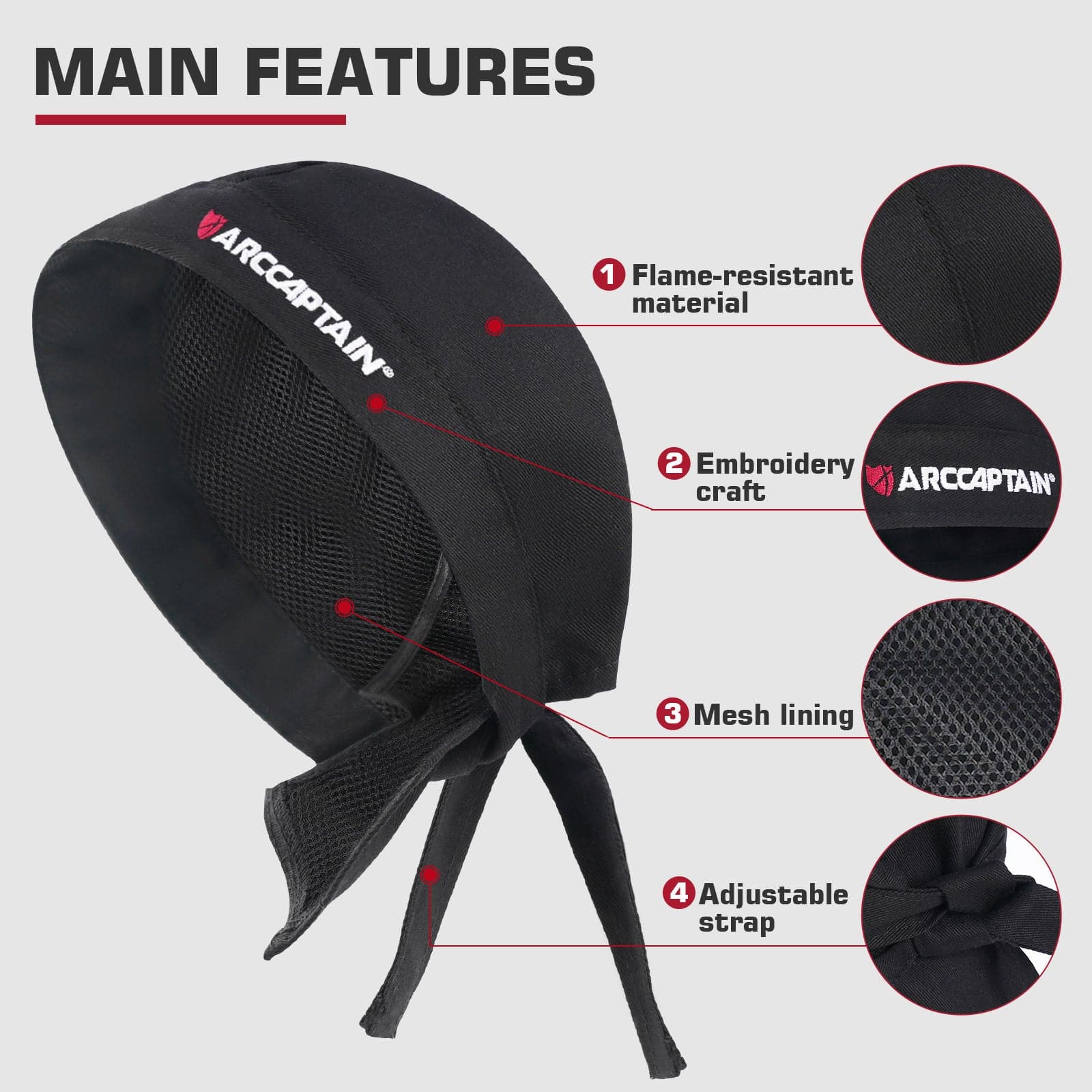 ARCCAPTAIN Fireproof Cotton Welding Hats| Bulk Welding Hats – Arccaptain