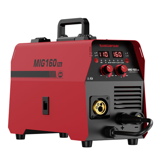 ARCCAPTAIN MIG160 FIT Welder 4-in-1 Welder Machine 110V 220V Multiprocess Gas MIG Welder Equipment
