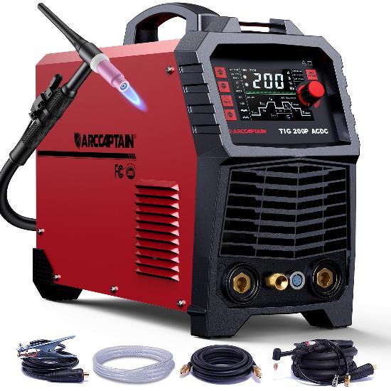Arccaptain TIG200P ACDC EU  on Pulse TIG Aluminum Welder|Wholesale Welding machie