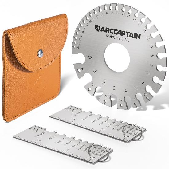 ARCCAPTAIN Wire Gauge Measuring Tool – Precision Metal Gauge for Welding Wholesale