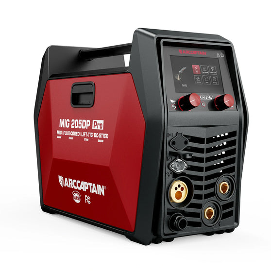 Arccaptain MIG205DP All in One Welder Supports Aluminum Welding OEM and Wholesale Services Available