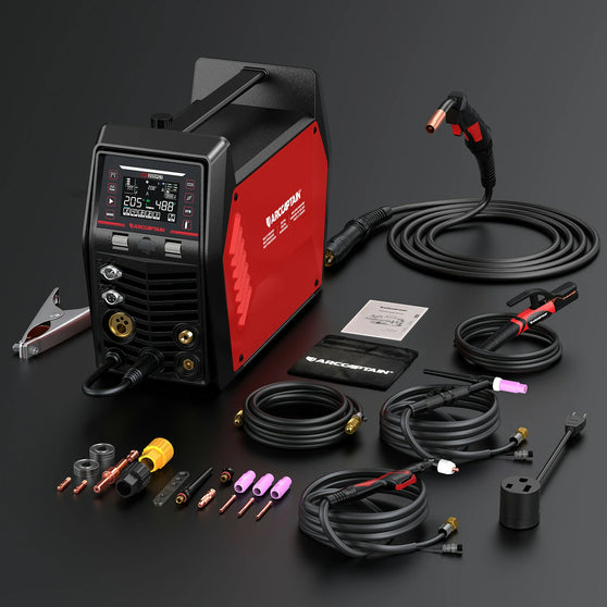 ARCCAPTAIN MIG205PCT 120/240V MIG Multiprocess Welder 8 in 1 Welding Machine