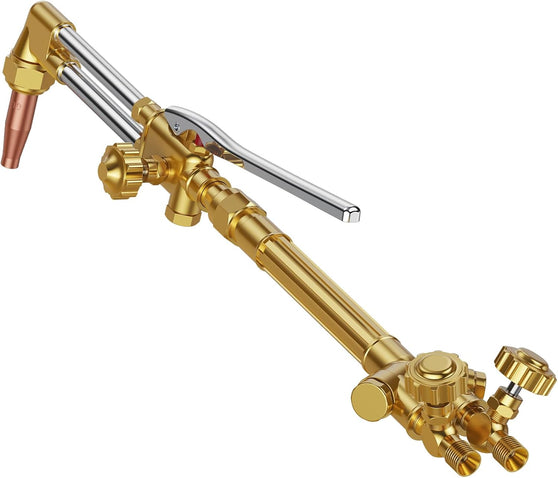 ARCCAPTAIN Oxy Acetylene Cutting Torch, Heavy Duty Cutting Torch Kit CA2460 Cutting Attachment Weldig Torch with Check Valve