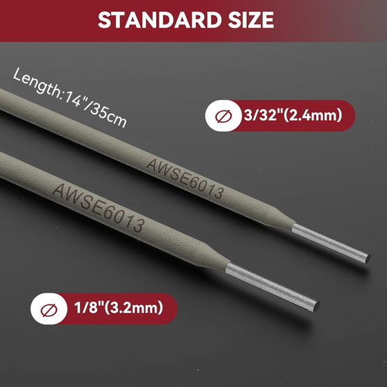 ARCCAPTAIN E6013 Welding Rod 10LB Carbon Steel Welding Sticks Electrodes