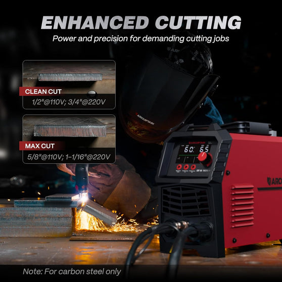 ARCCAPTAIN CUT60 Non-HF 110V/220V Plasma Cutter Blow Back Pilot Arc Plasma Cutting Machine
