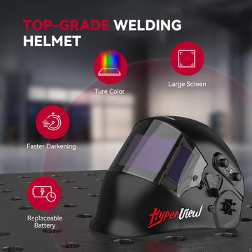 auto darkening welding helmet lazada Arccaptain HYPERVIEW-L SERIAL: Side View Auto-Darkening Welding Helmet