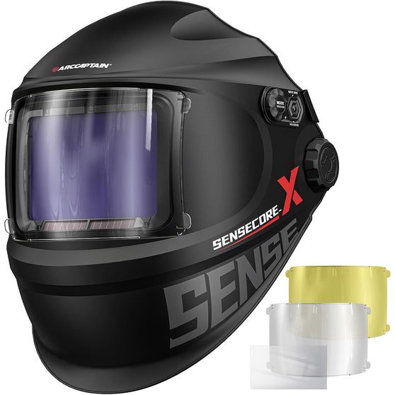 ARCCAPTAIN EU Standard Intelligent Auto-Darkening Welding Helmet with E-Ink Display