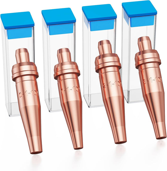 ARCCAPTAIN 1-101/3-101 Series Acetylene Cutting Torch Tips Size 0-3 Heavy Duty Torch Tips for Victor Cutting Torch