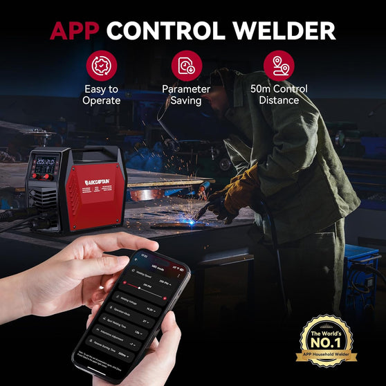 Arccaptain MIG205 Pro Multi-Process Welder | Wholesale Welding Machine