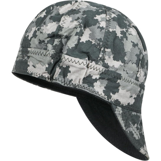 ARCCAPTAIN Reversible Welding Cap with Elastic Retractable Band 10 oz Fireproof Cotton Comforts Camo