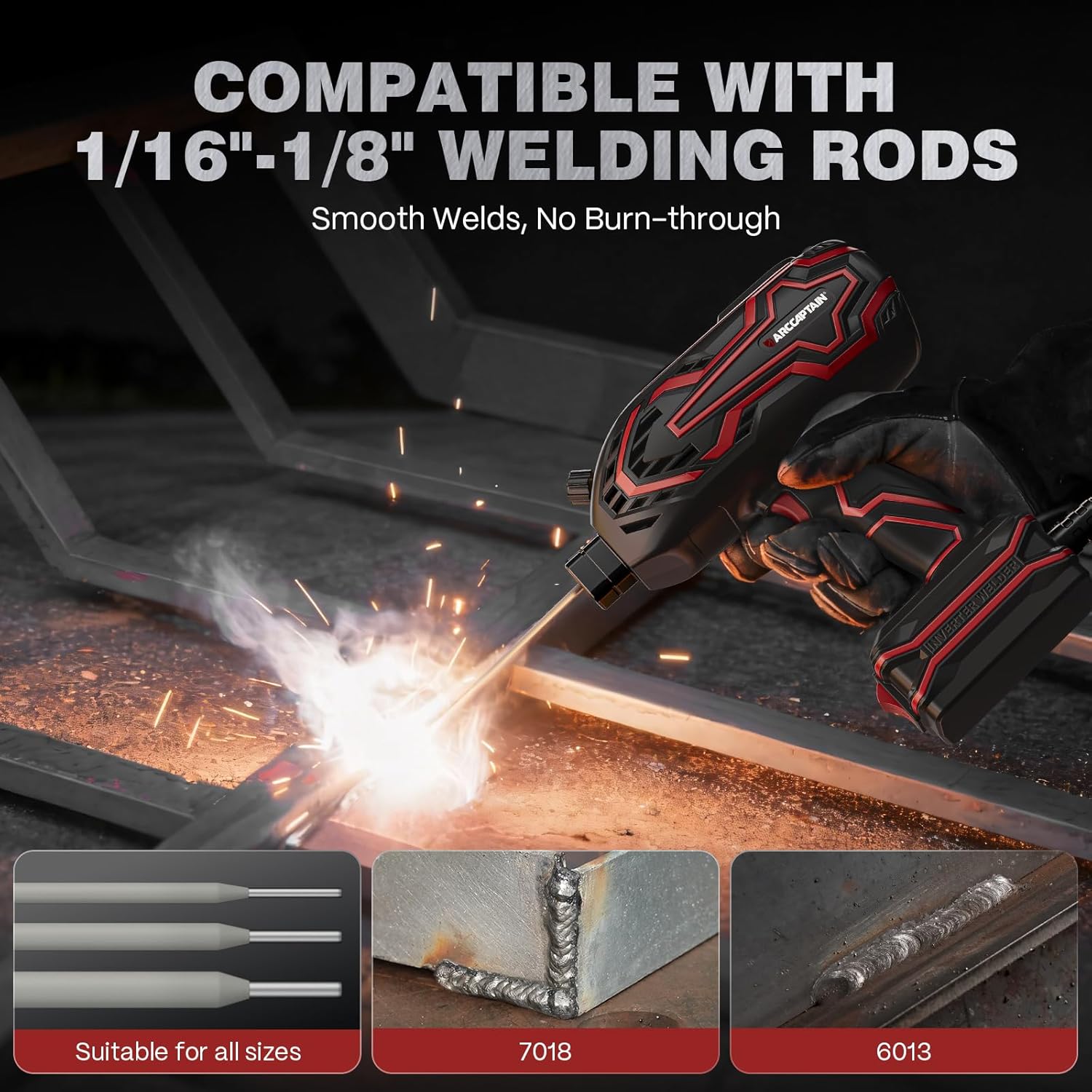 110V Portable Welding Machine Handheld Portable ARC Welder Gun Kit 4600W 110V Portable Welding Machine Handheld Portable ARC Welder Gun Kit 4600W