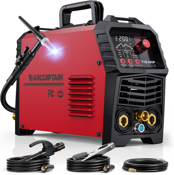 Arccaptain TIG200P DC Pulse 200Amp TIG Welding Machine