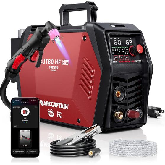 ARCCAPTAIN CUT60PRO HF Plasma Cutter APP Control  120/240V Plasma Cutter Machine