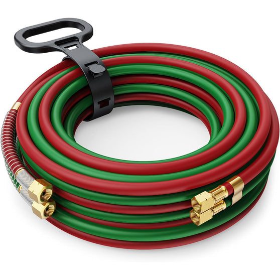 Oxy Acetylene Hose 25/50 Ft Twin Cutting Torch Hose for Welding