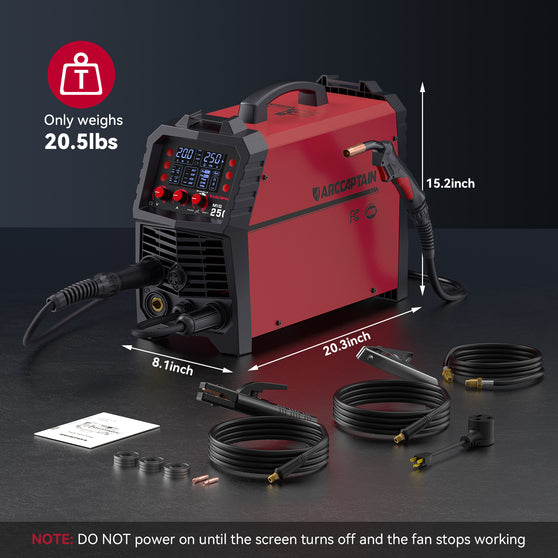 Arccaptain MIG250 6-in-1 Multi Process Welder | Wholesale Welding Machine