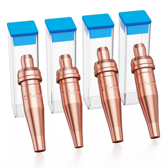 ARCCAPTAIN 1-101/3-101 Series Acetylene Cutting Torch Tips Size 0-3 Heavy Duty Torch Tips for Victor Cutting Torch