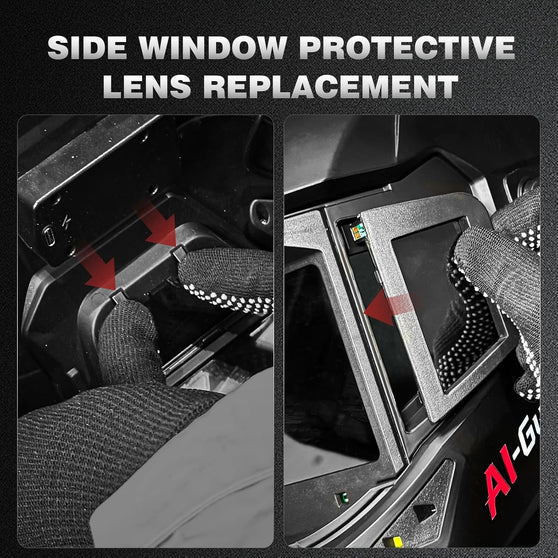 ARCCAPTAIN Large Viewing Screen Replacement Lens with Blue Light Protection for AI-Guard L series Welding Helmet