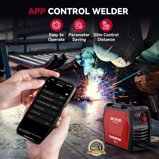 Arccaptain ARC205PRO Wholesale on MMA Inventer Welding Machine  FCC Licenses Dual Voltage