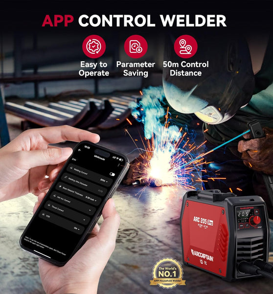 Arccaptain ARC205PRO Wholesale on MMA Inventer Welding Machine  FCC Licenses Dual Voltage
