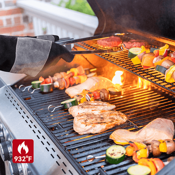 ARCCAPTAIN 16 Inch Leather MIG Welding 932℉ Heat Resistant Gloves