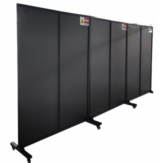 ARCCAPTAIN Laser Safety Screen with Shelf and Casters