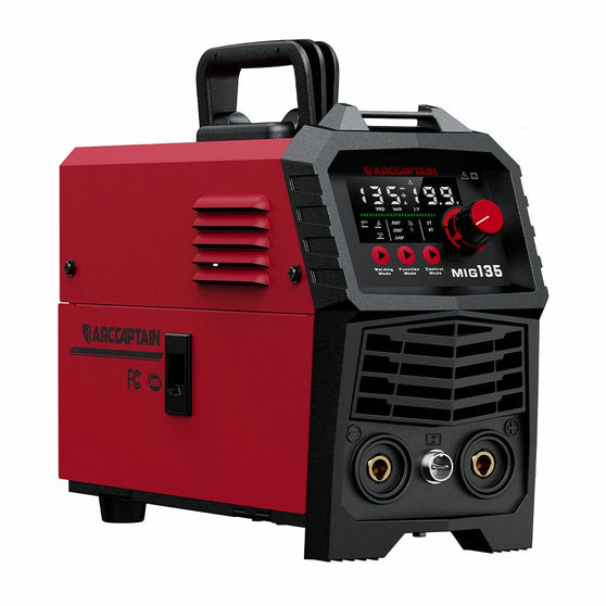 Arccaptain MIG135 Three in One 110V Gasless MIG Welder