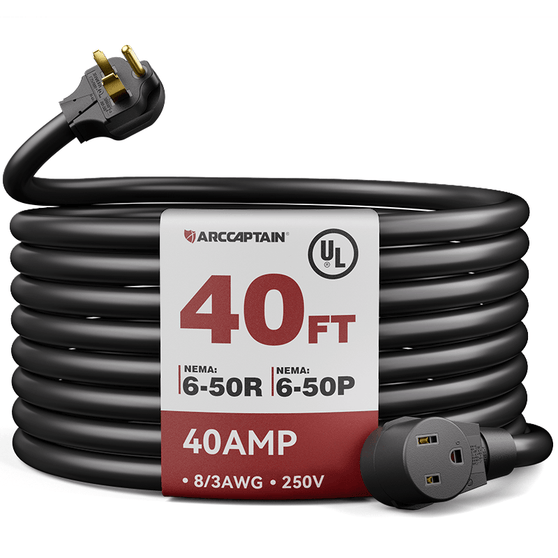 40 Amps 220V Power Extension Cord Heavy Duty Welding Cord