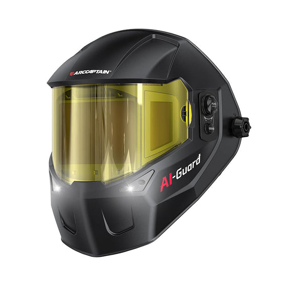 ARCCAPTAIN Super Large View Auto Shade TriView Welder Helmet