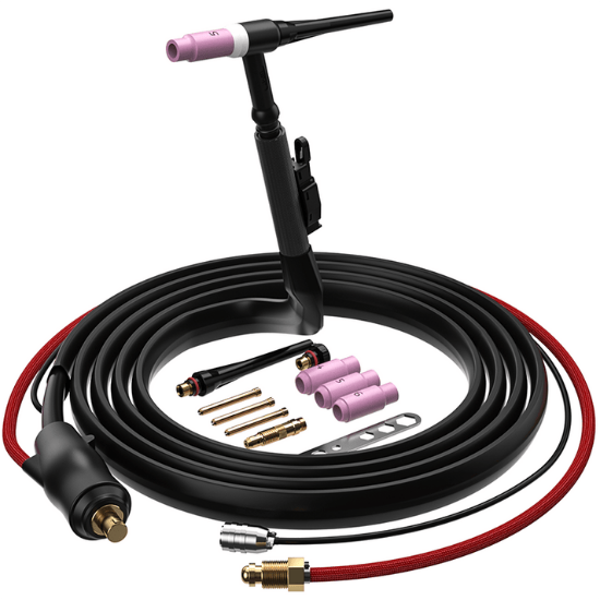 Arccaptain High Frequency Air Cooled TIG200/TIG200PAC DC TIG Torch 13-FT 150 Amps Gun
