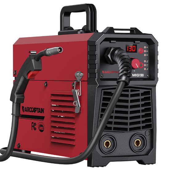 Arccaptain MIG130 3-in-1 Portable Welder | Wholesale Flux Core Machine