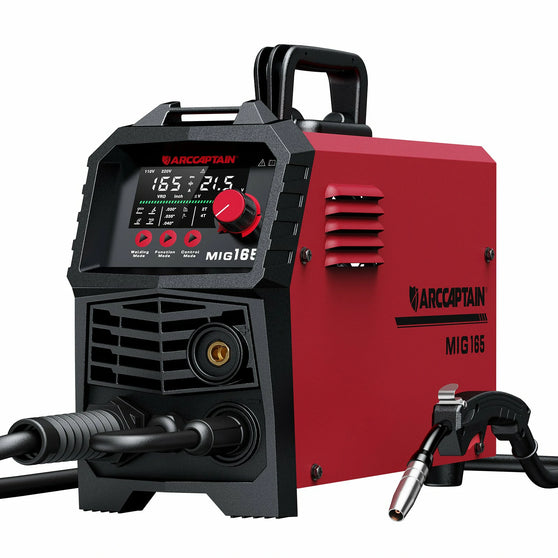 Arccaptain MIG165 Portable MIG Welder Machine For Beginners