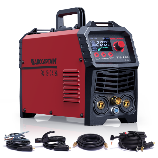 Arccaptain TIG 200DC Wholesale on IGBT Inverter Welder  DC TIG/ Stick Welder & Stainless Steel/Aluminum TIG