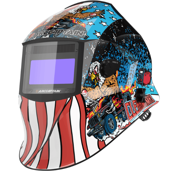 Arccaptain Eagle Digital Auto-Darkening Welding Helmet with Sensitivity Control