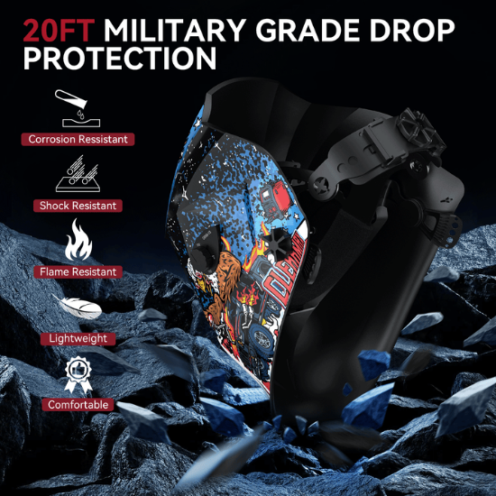 Arccaptain Eagle Digital Auto-Darkening Welding Helmet with Sensitivity Control