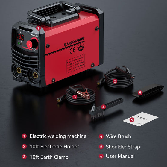 Arccaptain ARC130 Wholesale on Mini IGBT Inverter Stick Welder Portable Home DIY