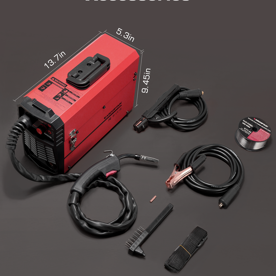 Arccaptain MIG130 3-in-1 Portable Welder | Wholesale Flux Core Machine