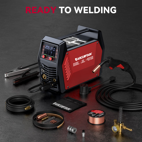 Arccaptain MIG205 Pro Multi-Process Welder | Wholesale Welding Machine