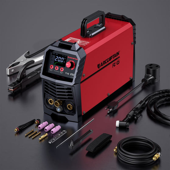 Arccaptain TIG200 (EU) DC TIG Welder HF TIG/Stick Inverter Welder| Wholesale Supply