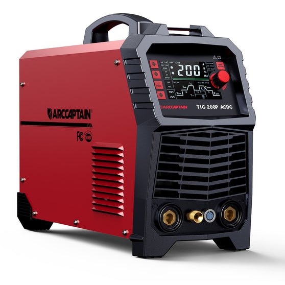 Arccaptain TIG200P ACDC EU  on Pulse TIG Aluminum Welder|Wholesale Welding machie