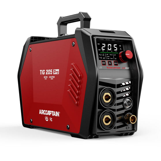 Arccaptain TIG205 Pro DC TIG Spot Cold Welder with Stick | Wholesale Supply
